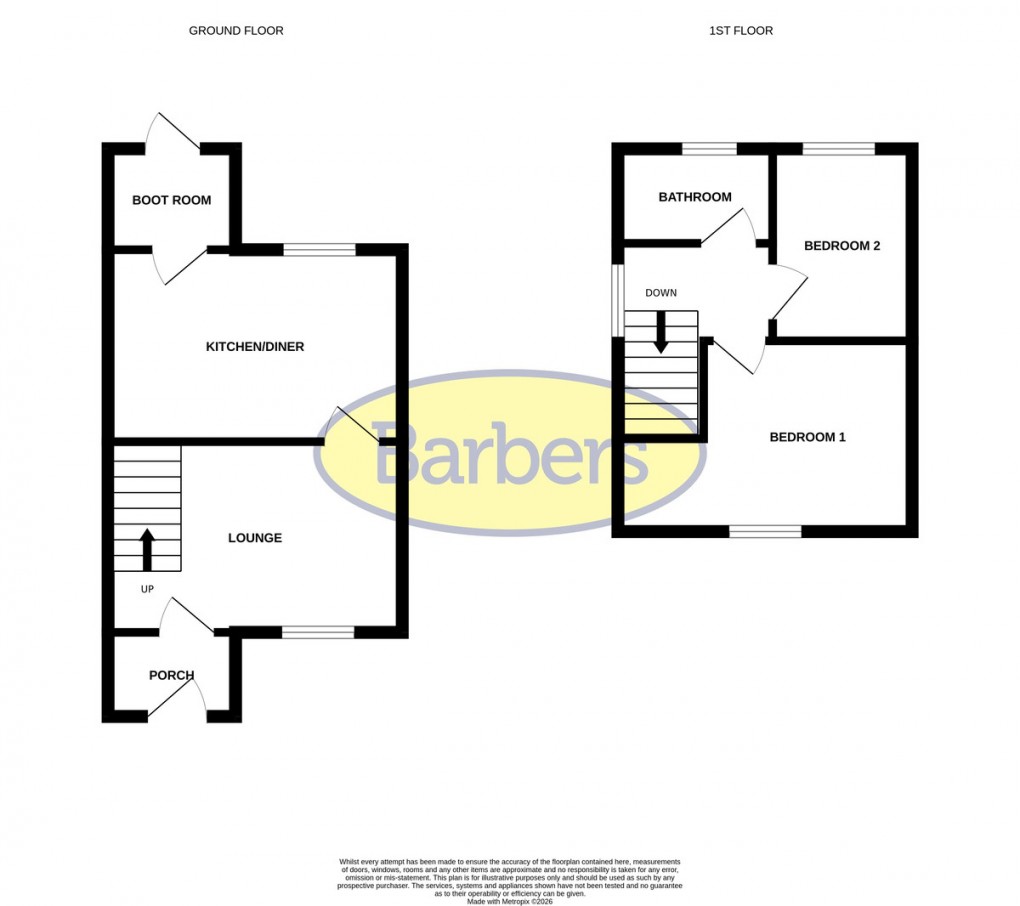 Floorplan for Sunnybank, Whitchurch