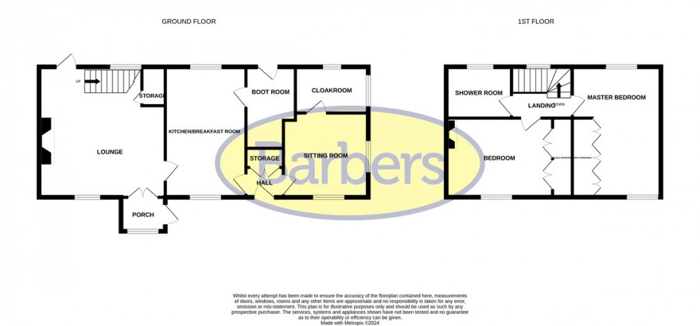 Floorplan for Burleydam, Whitchurch