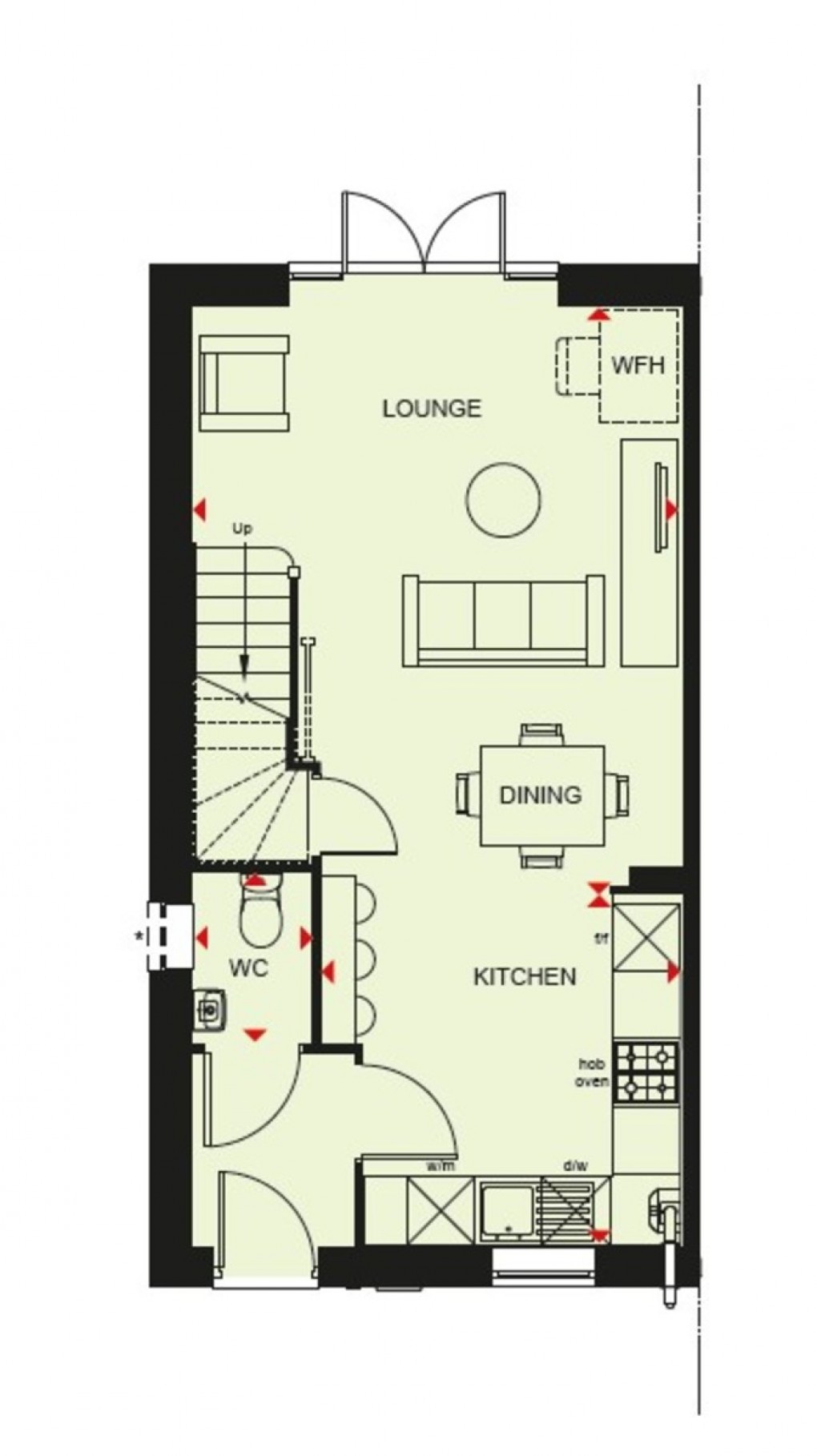 Floorplan for Tilstock Road, Whitchurch