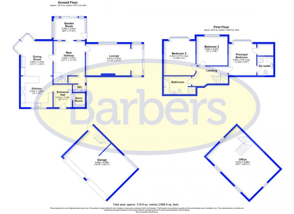 Floorplan for Salisbury Road, Market Drayton