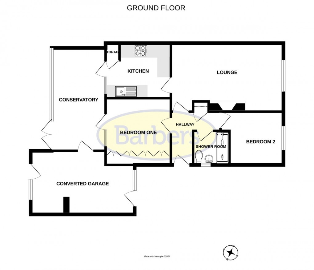 Floorplan for Bostock Crescent, Aqueduct