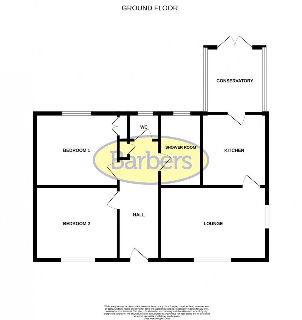 Floorplan for Darliston, Whitchurch