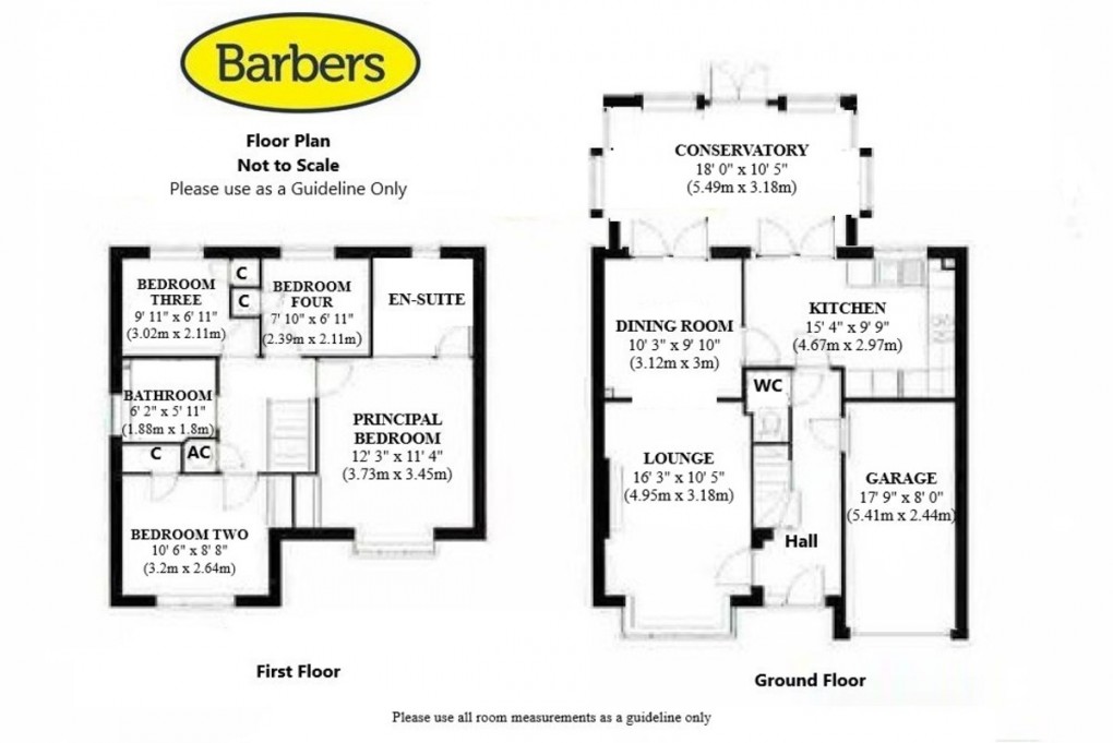 Floorplan for Roman Way, Hinstock