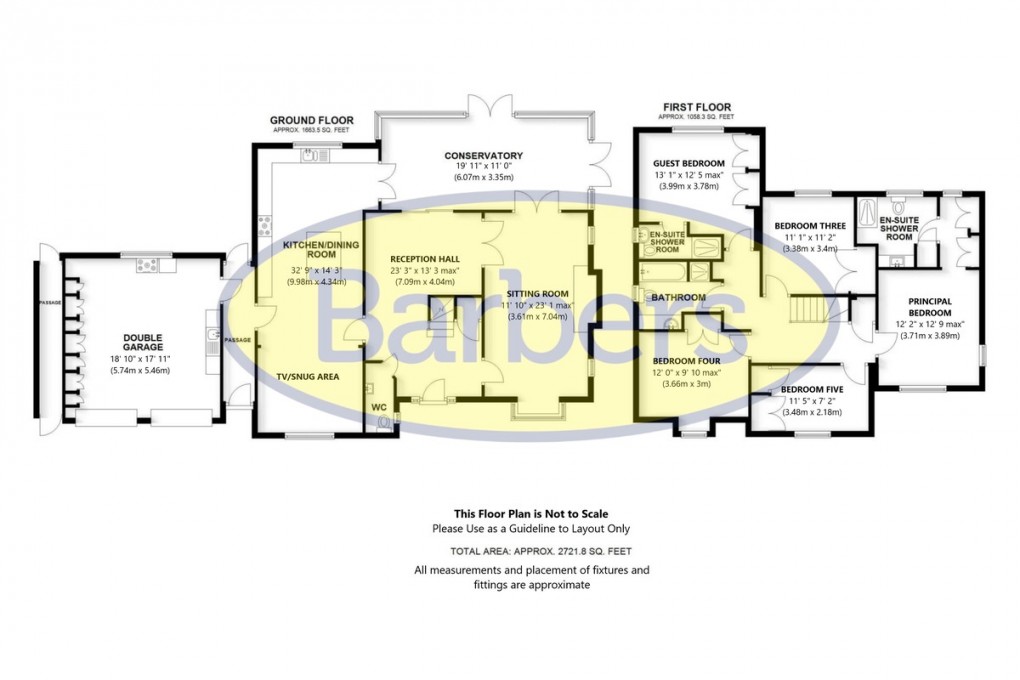 Floorplan for Marley Mount Crescent, Market Drayton