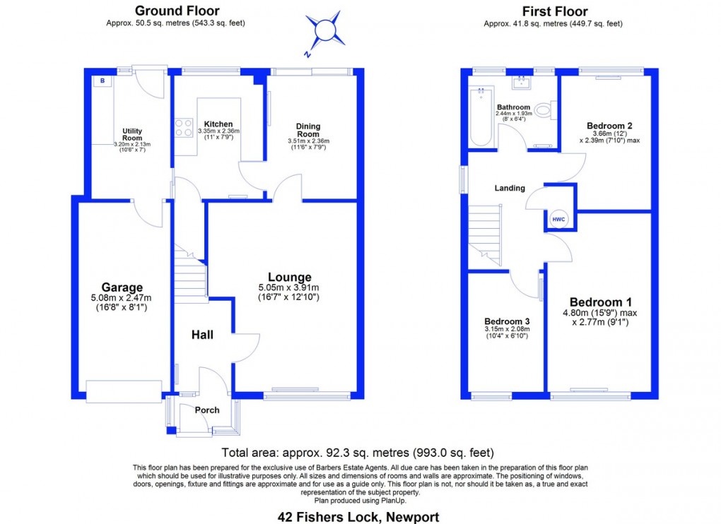 Floorplan for Fishers Lock, Newport