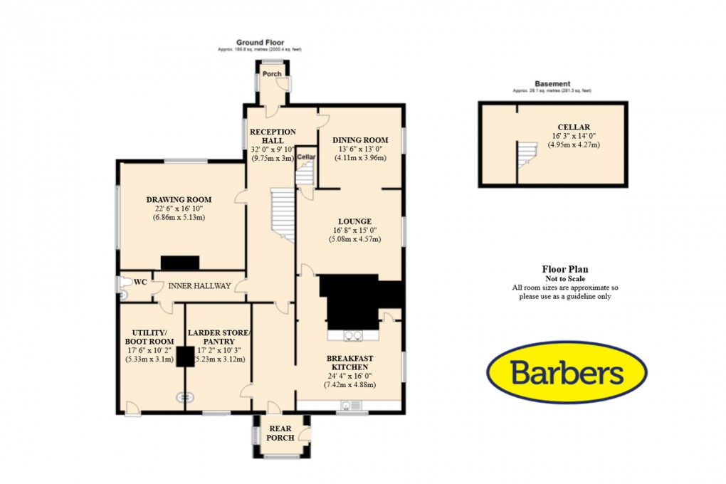 Floorplan for Peatswood, Market Drayton