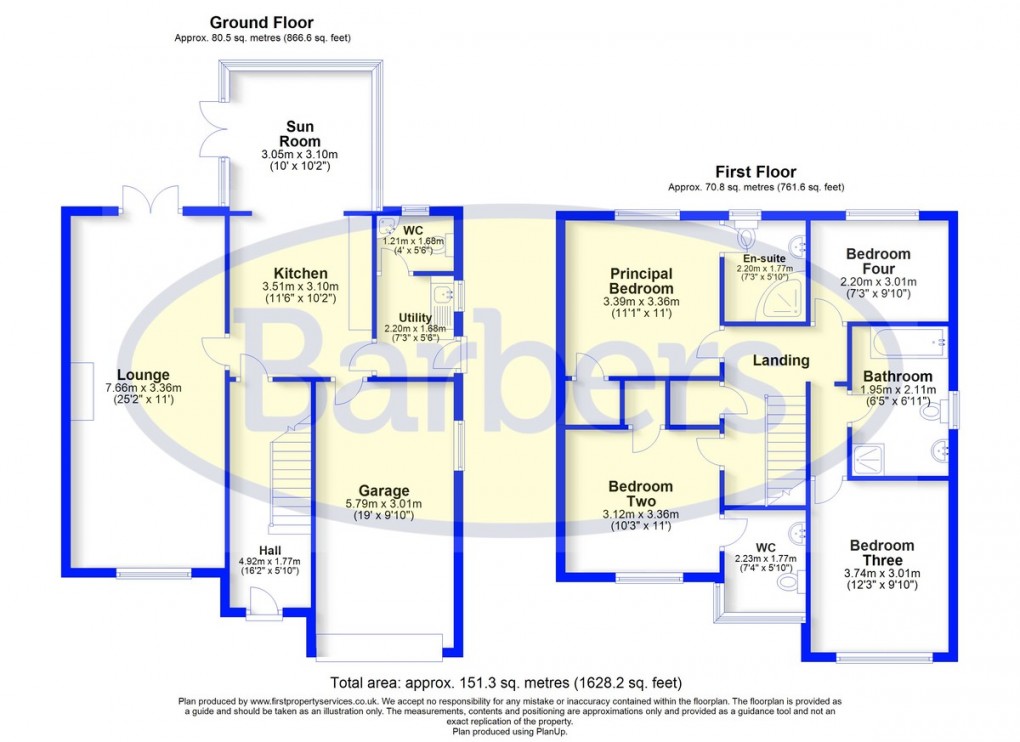 Floorplan for Wistanswick, Market Drayton