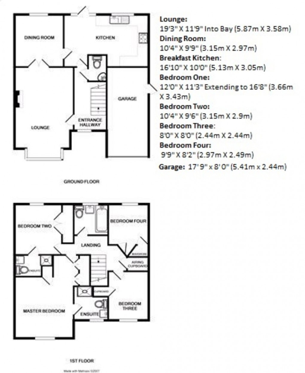 Floorplan for Buckland Walk, Newport