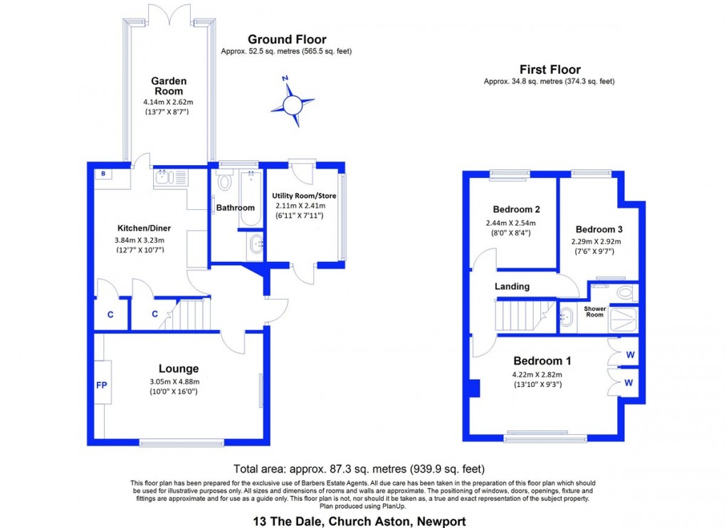 Floorplan for Church Aston, Newport