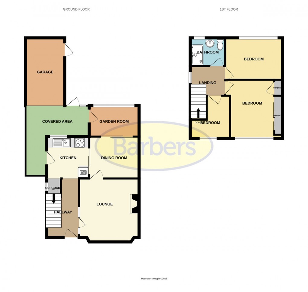 Floorplan for Preston Grove, Trench, Telford, TF2 7DE.