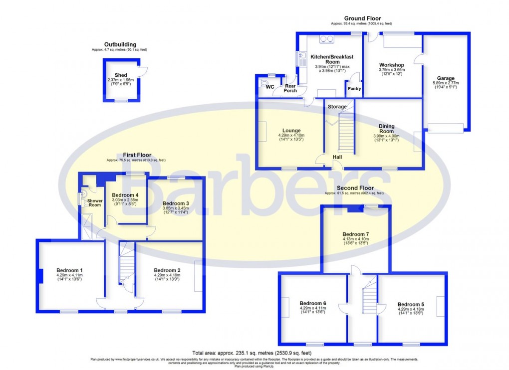 Floorplan for Drayton Road, Hodnet