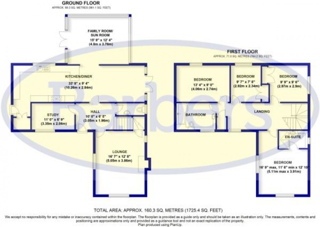 Floorplan for Blymhill Common, Shifnal