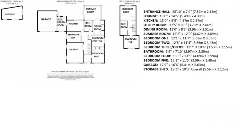 Floorplan for Sellman Street, Gnosall
