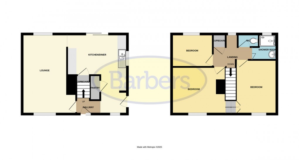 Floorplan for Kemberton Drive, Madeley, Telford, TF7 4EL