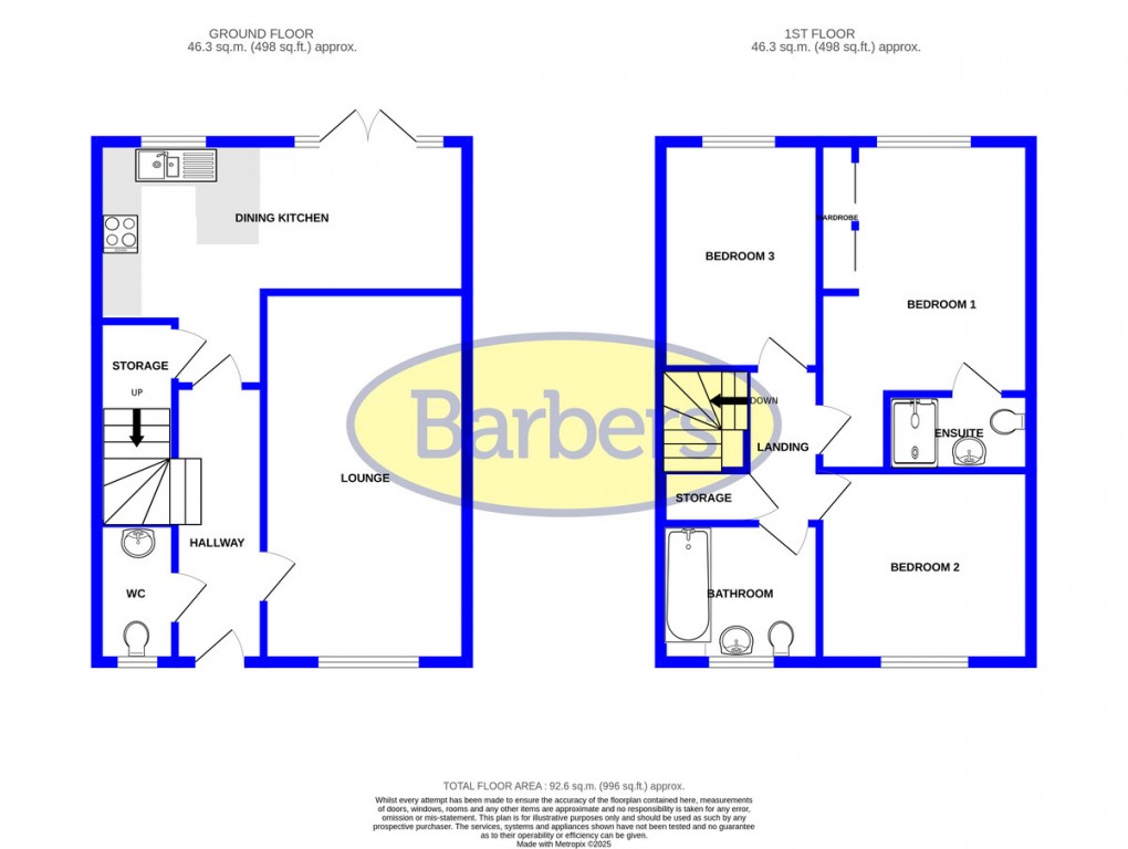 Floorplan for Mckelvey Way, Audlem