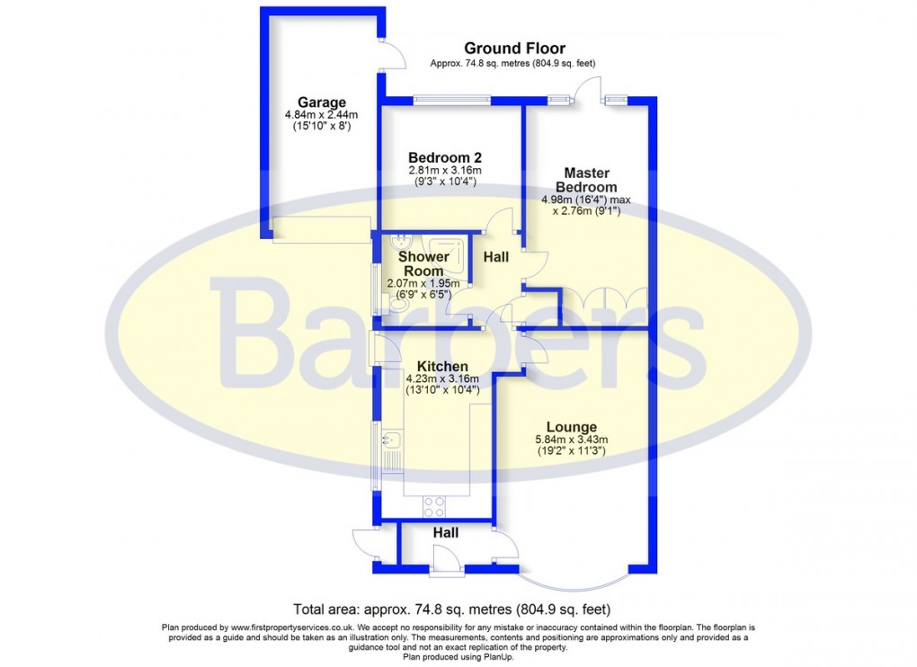 Floorplan for Longford Turning, Market Drayton