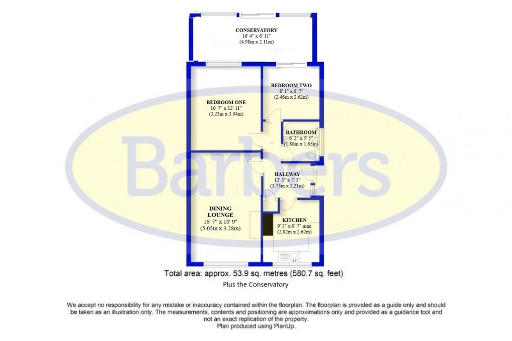 Floorplan for Windsor Drive, Market Drayton