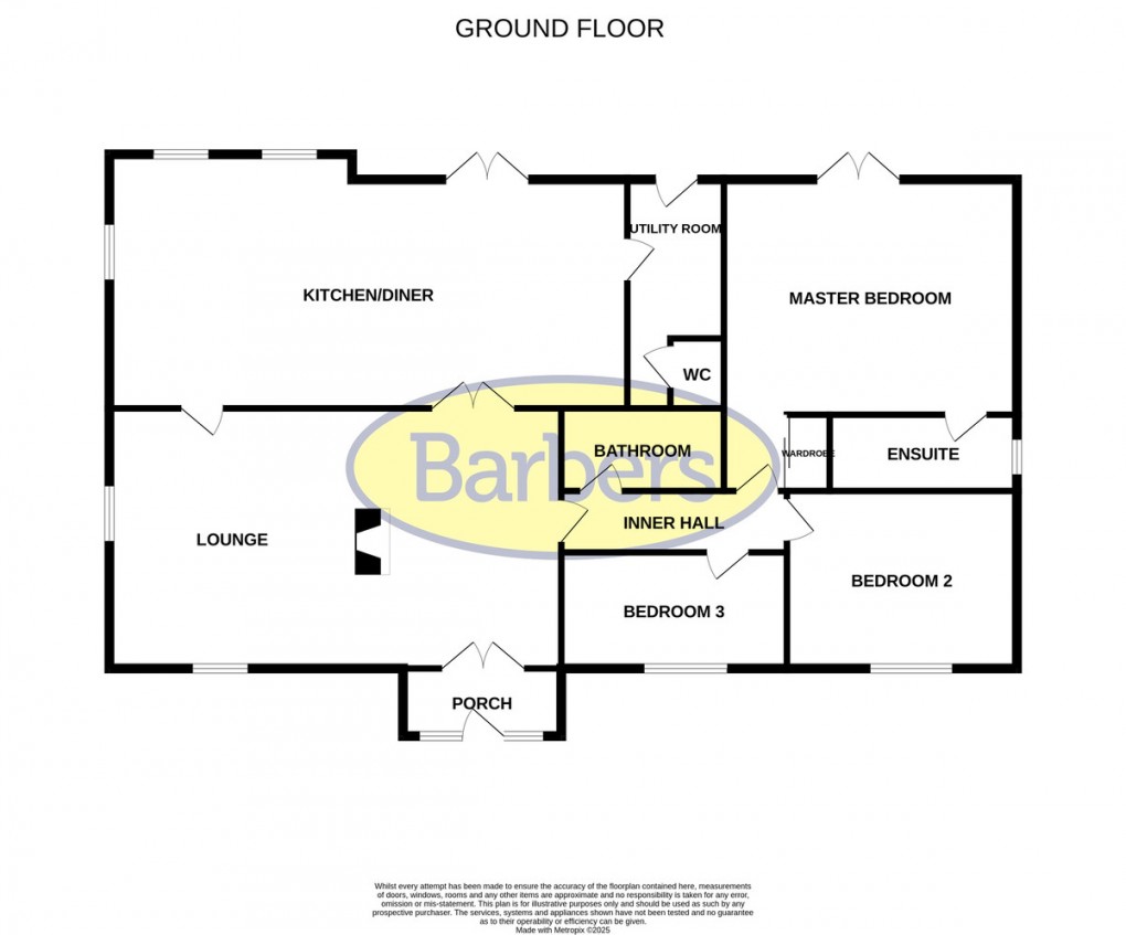 Floorplan for Lacon Street, Prees