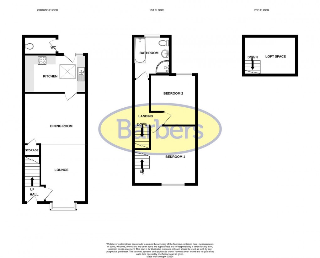 Floorplan for Egerton Road, Whitchurch
