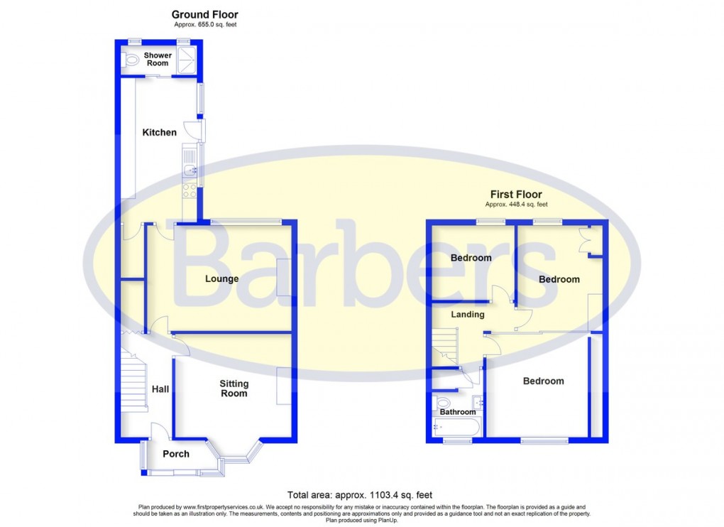 Floorplan for Belton Road, Whitchurch