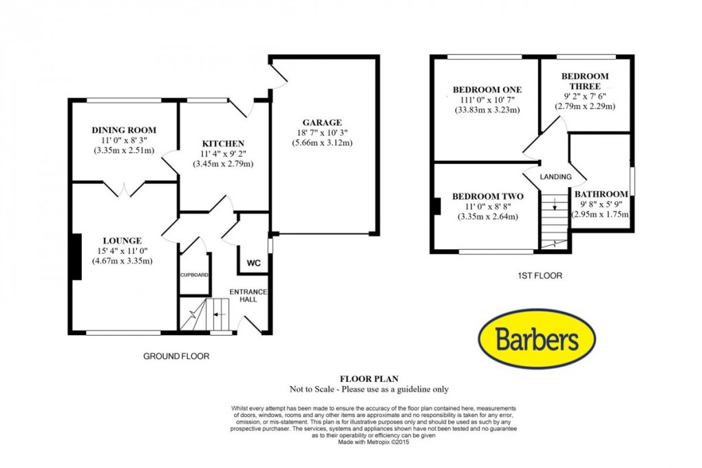 Floorplan for Rose Mill, Loggerheads