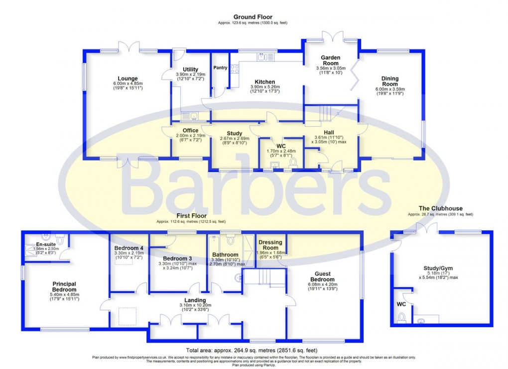Floorplan for Church Road, Ashley