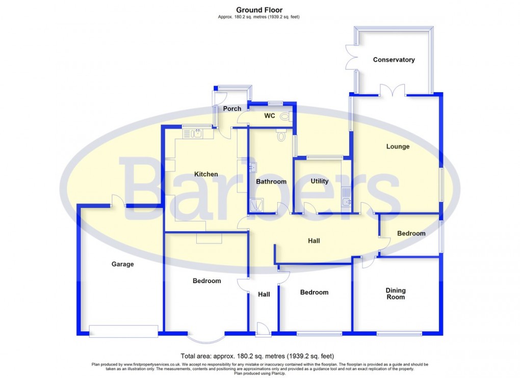 Floorplan for Higher Heath, Whitchurch