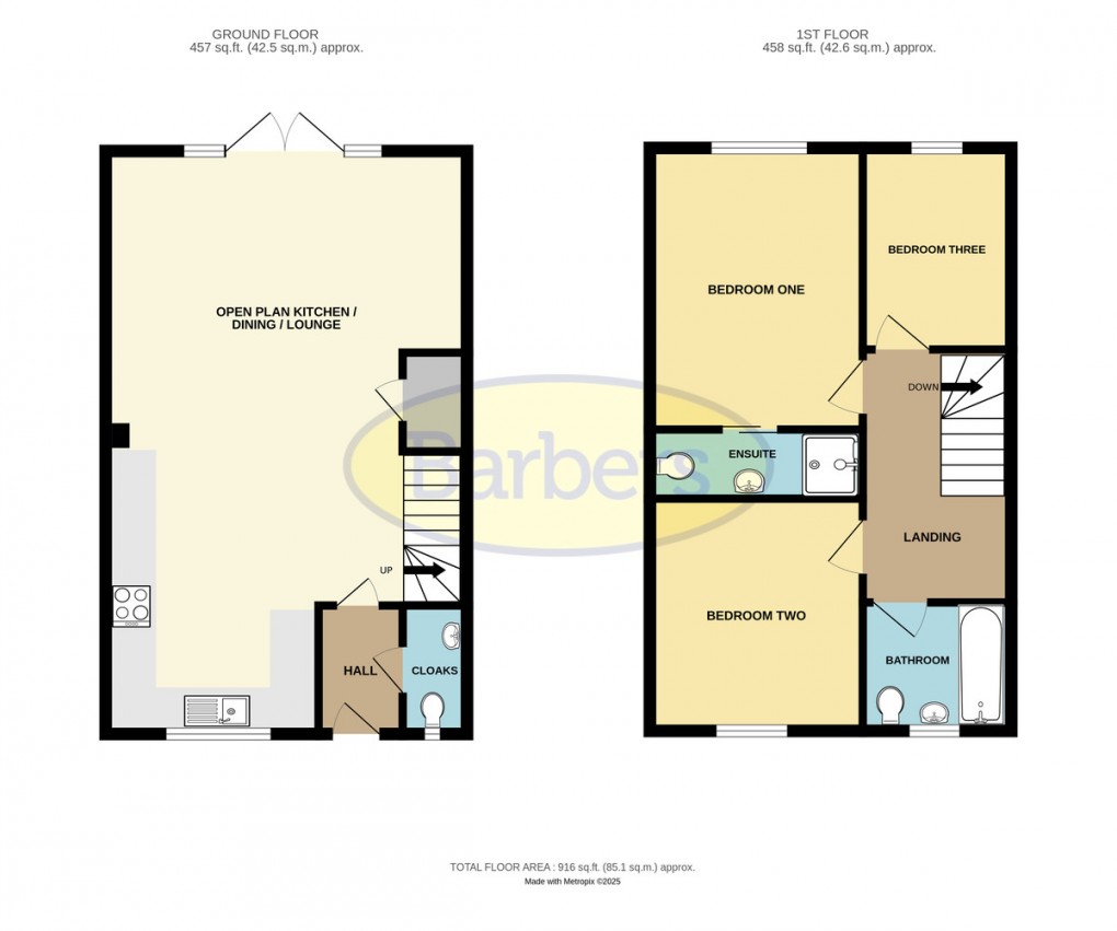 Floorplan for Skelton Close, Horsehay, Telford, TF4 3GQ