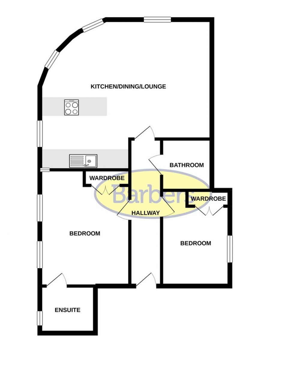 Floorplan for Earl Edwin Mews, Whitchurch