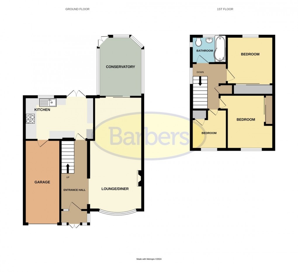 Floorplan for Burnell Road, Admaston, TF5 0BQ