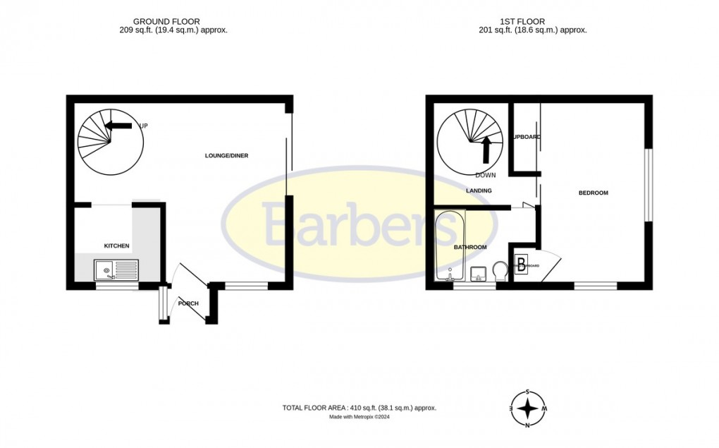 Floorplan for Mercia Drive, Leegomery