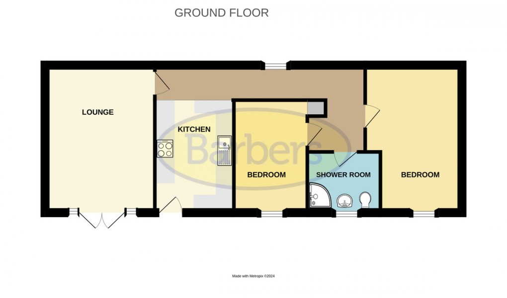 Floorplan for Charlton Barns, Charlton, TF6 5ET