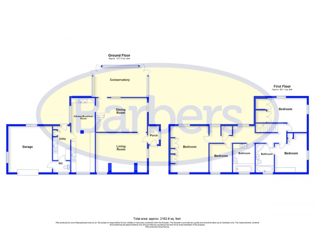 Floorplan for Church Lane, Ash Magna