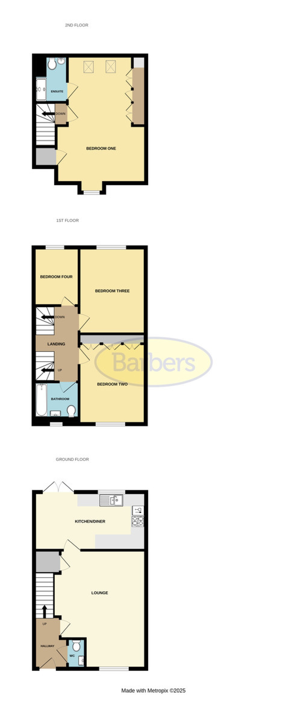 Floorplan for Ellens Bank, Lightmoor, Telford