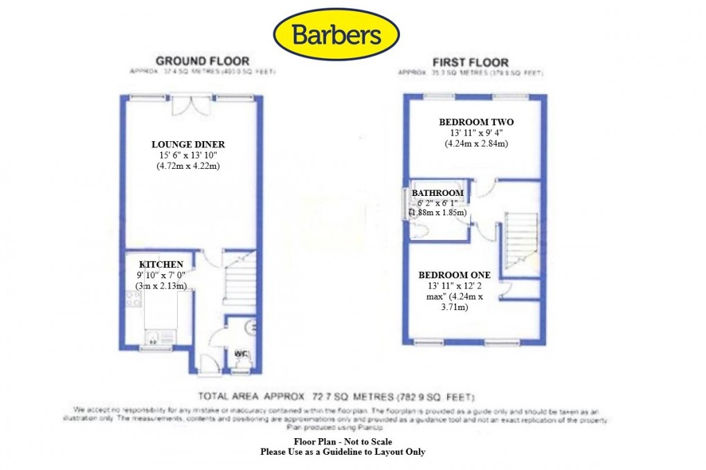 Floorplan for Bevan Way, Market Drayton