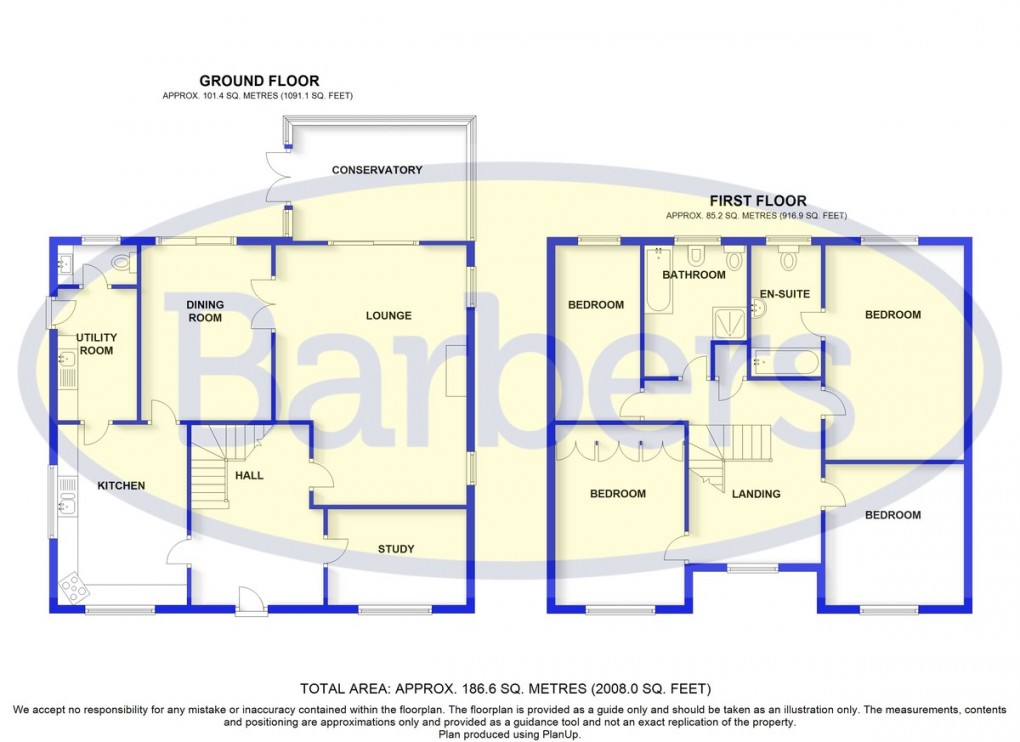 Floorplan for Tarporley Road, Whitchurch
