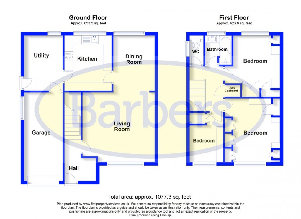 Floorplan for Edward German Drive, Whitchurch