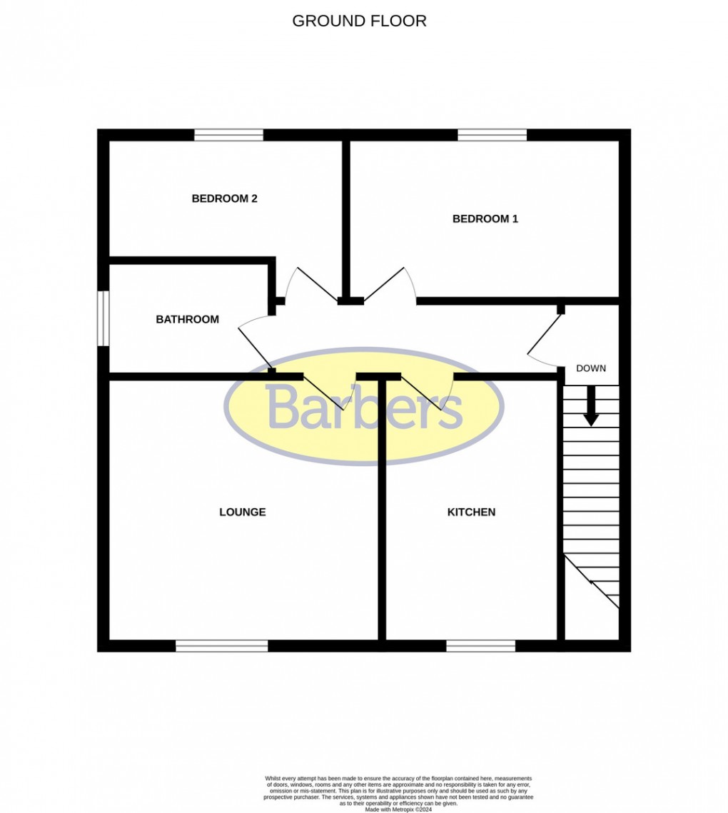 Floorplan for Rosemary Lane, Whitchurch