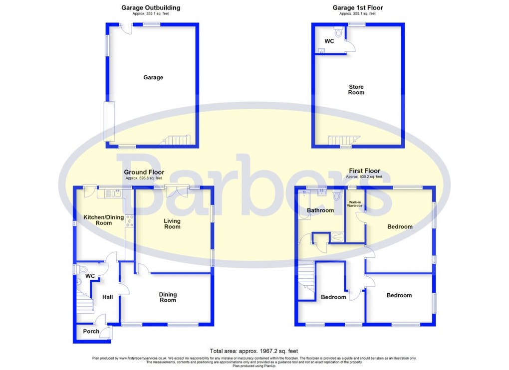 Floorplan for Sherrymill Hill, Whitchurch
