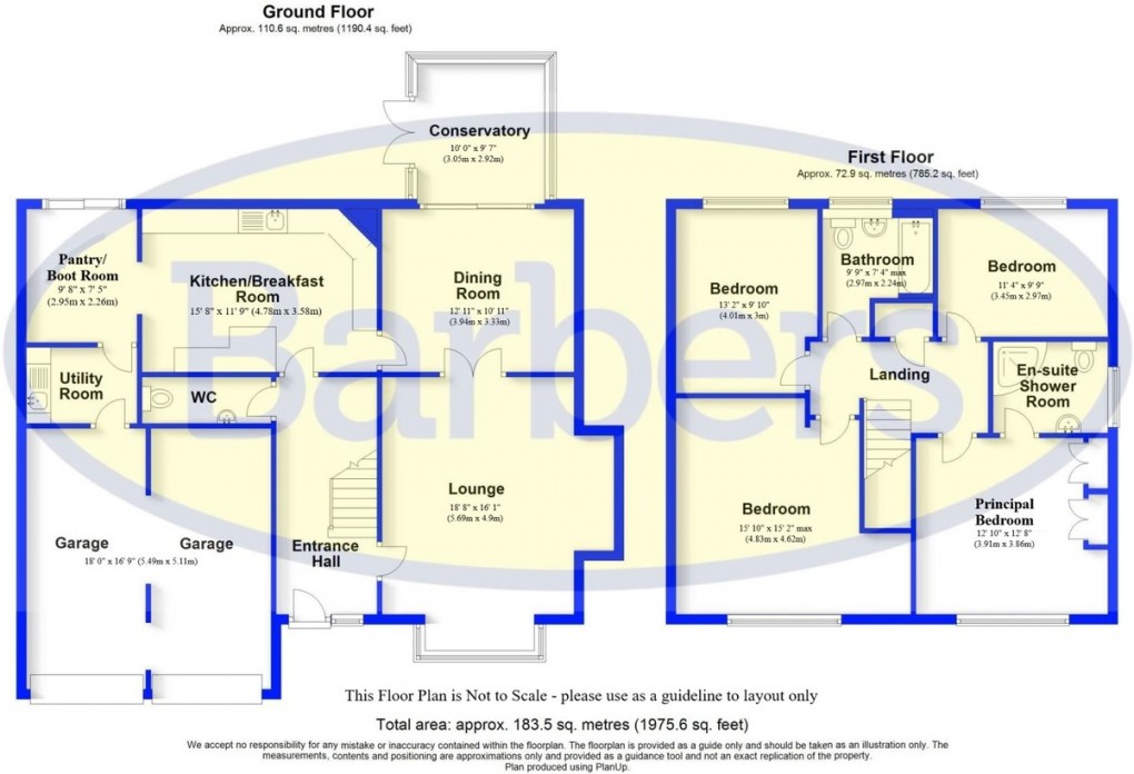 Floorplan for Sambrook Crescent, Market Drayton