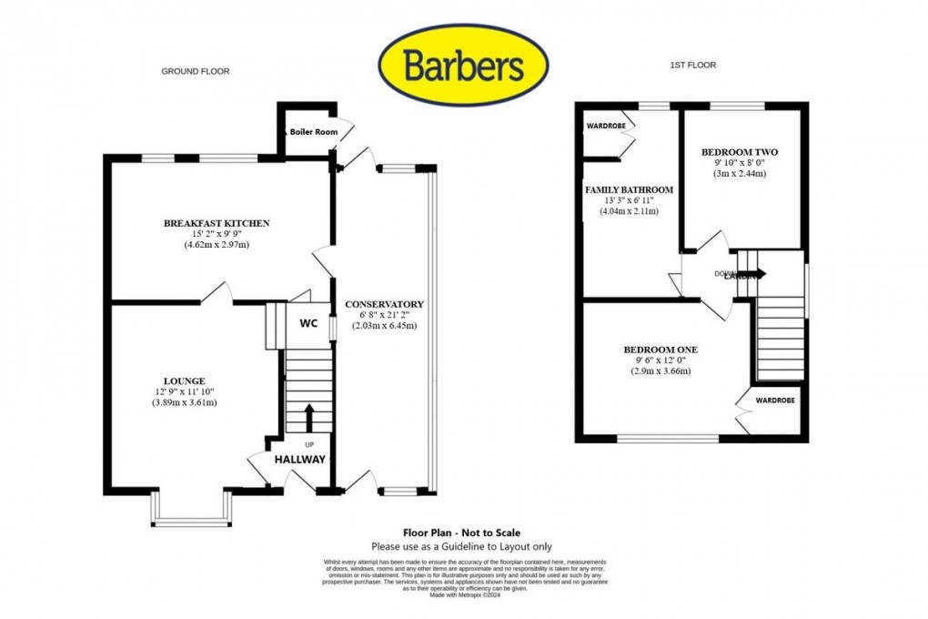 Floorplan for London Road, Knighton