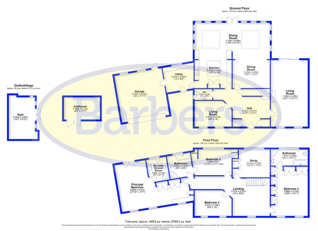 Floorplan for Partridge Ride, Loggerheads
