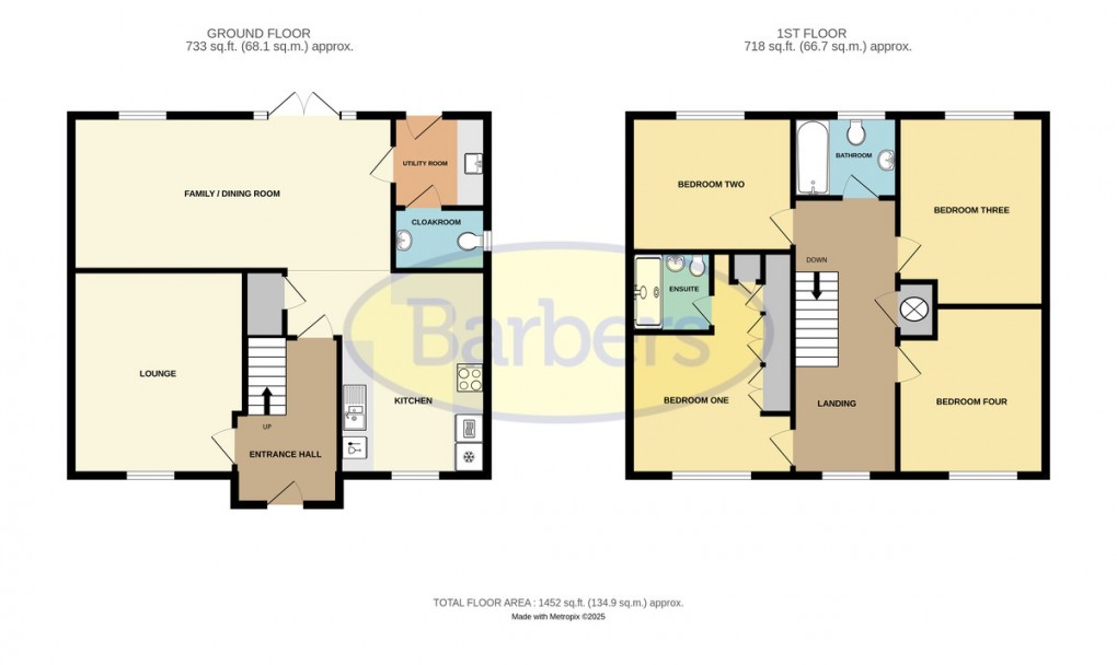 Floorplan for Alfred Nock Drive, Priorslee, Telford, TF2 9YA