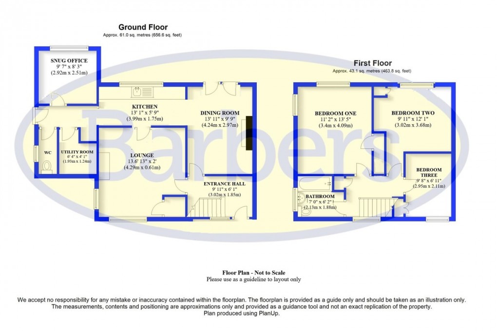 Floorplan for Copelea, Cheswardine