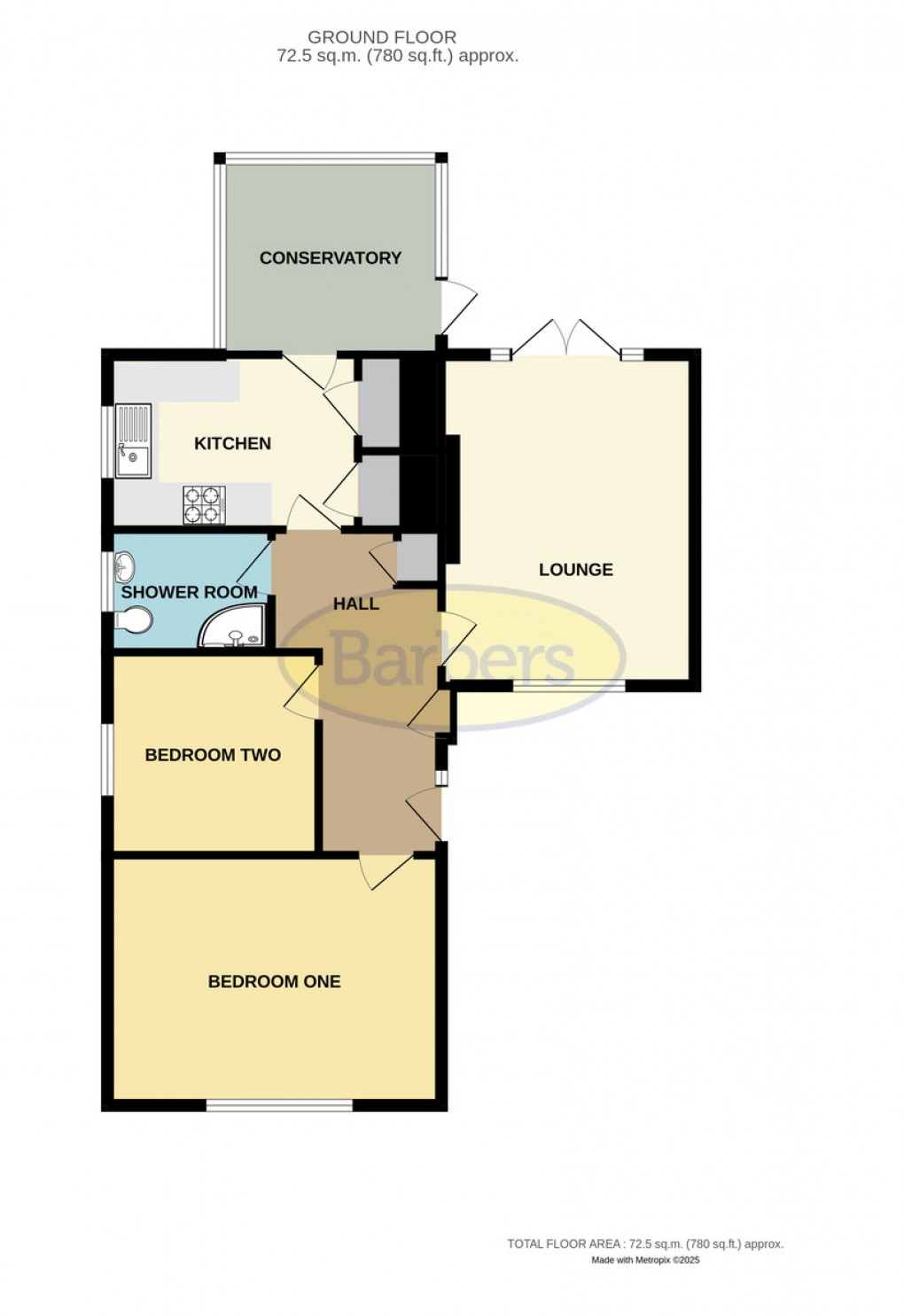 Floorplan for Sutherland Drive, Muxton, Telford, TF2 8PU