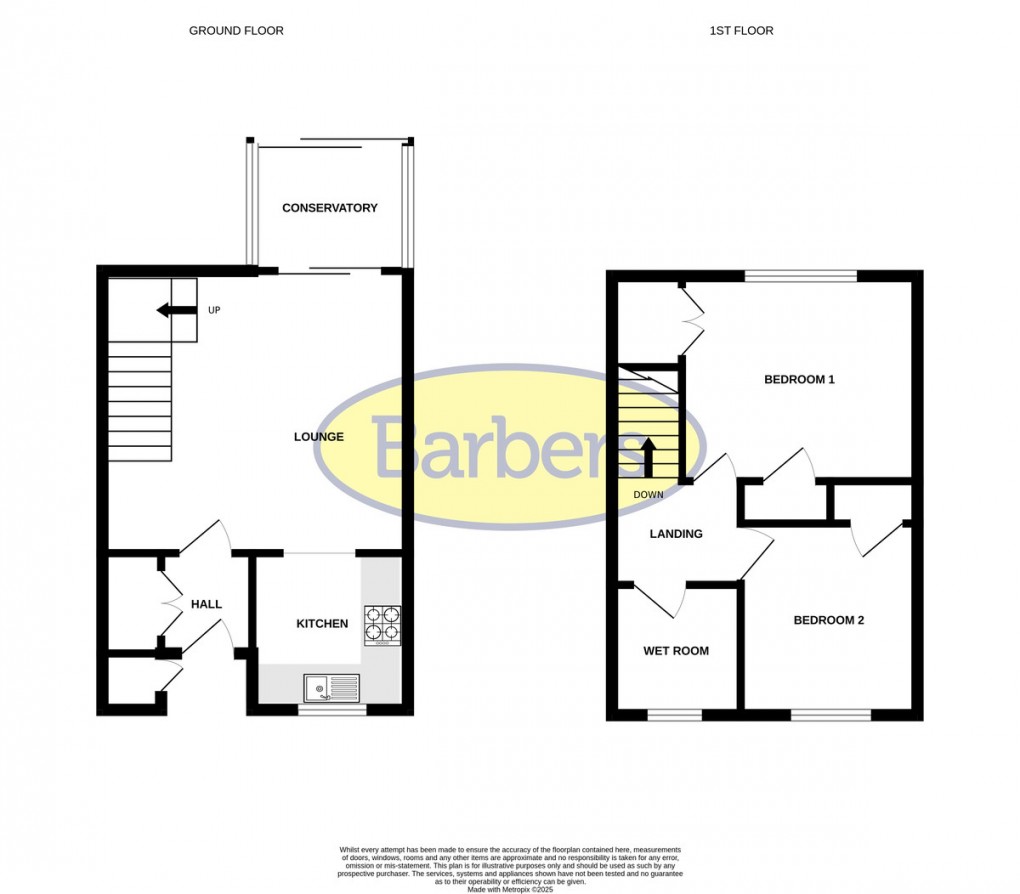 Floorplan for Blackmore Grove, Whitchurch