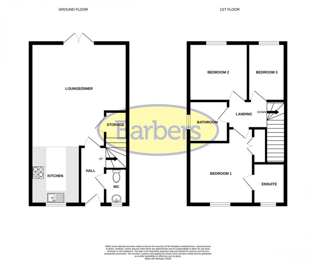 Floorplan for Barn Croft, Malpas