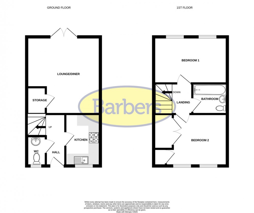 Floorplan for Badger Crescent, Whitchurch