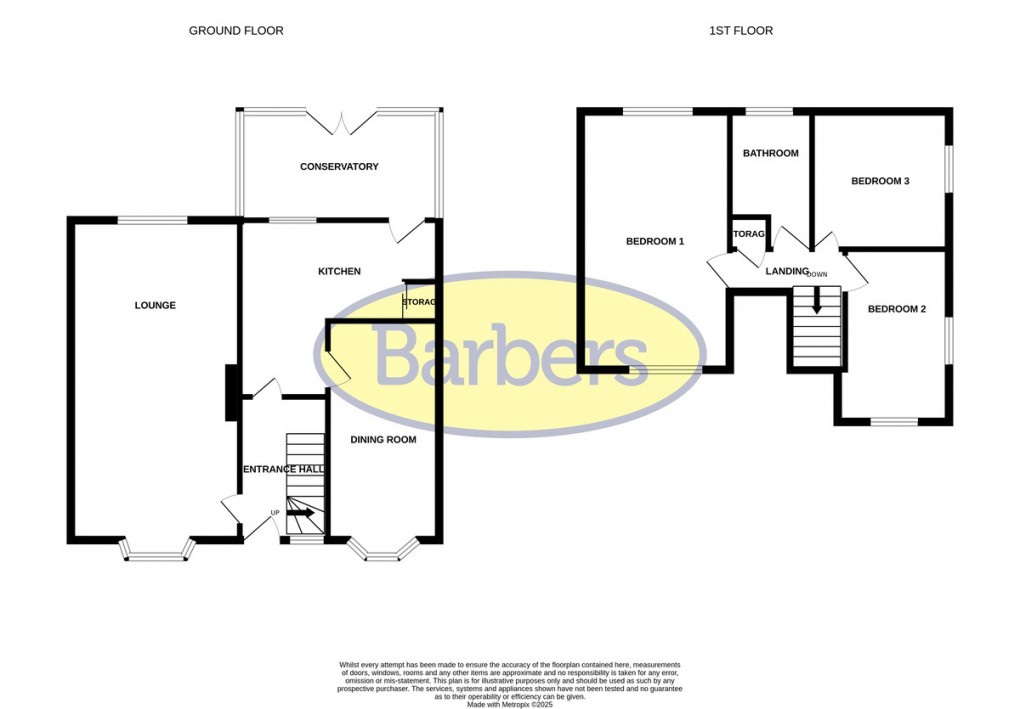 Floorplan for Heathwood Road, Higher Heath, Whitchurch
