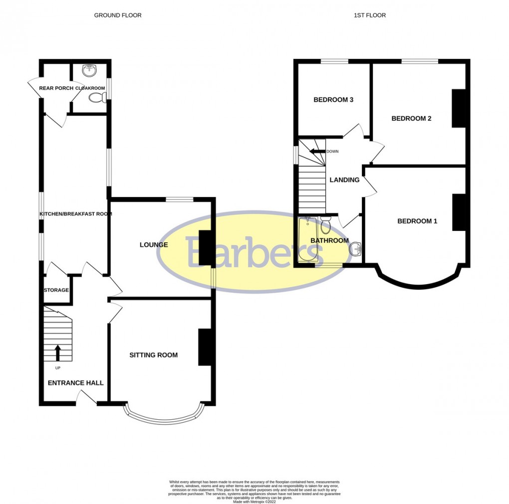 Floorplan for Whitchurch Road, Prees